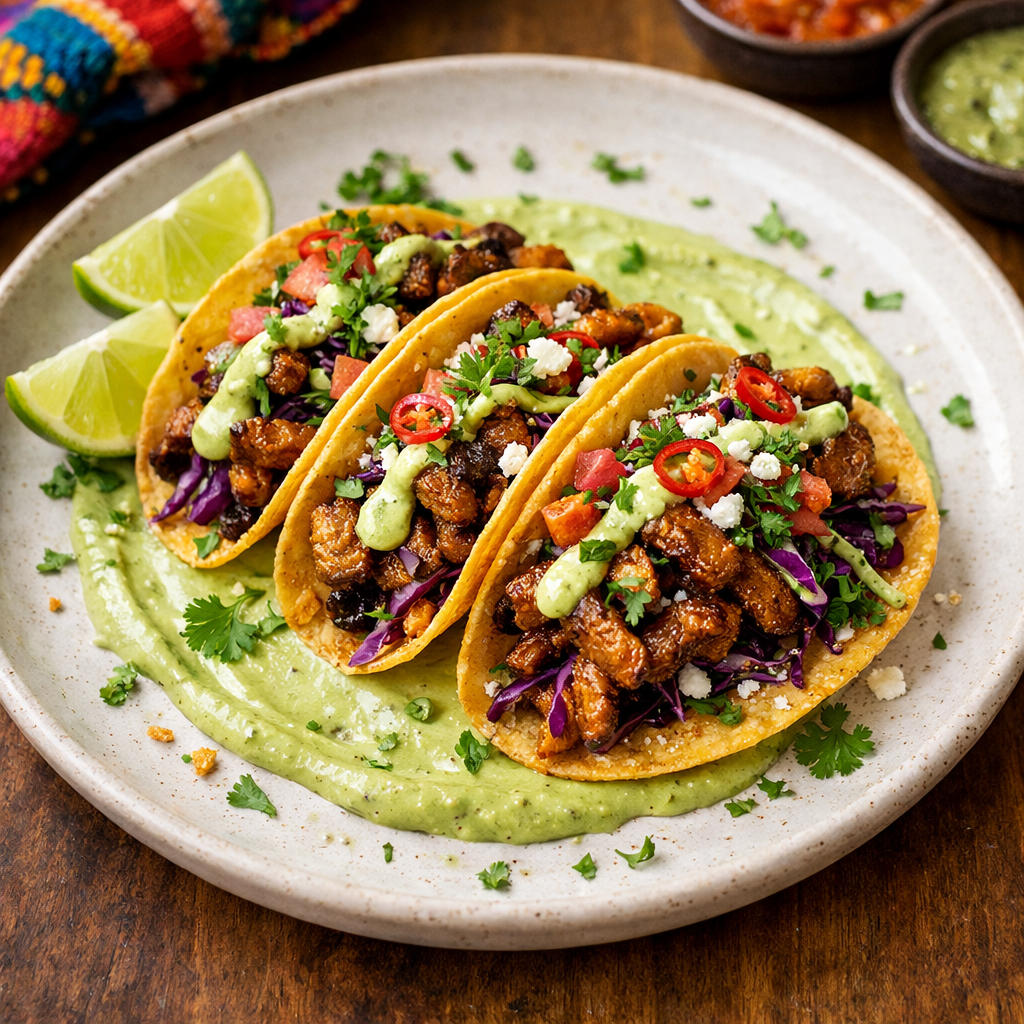 A bold taco dish used in OrderThis creative assets